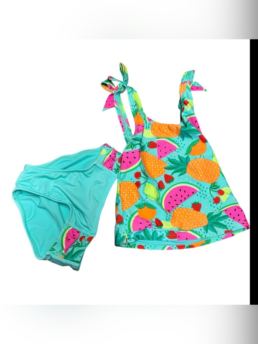 NWT Girls Cat & Jack Two Piece Bathing Suit